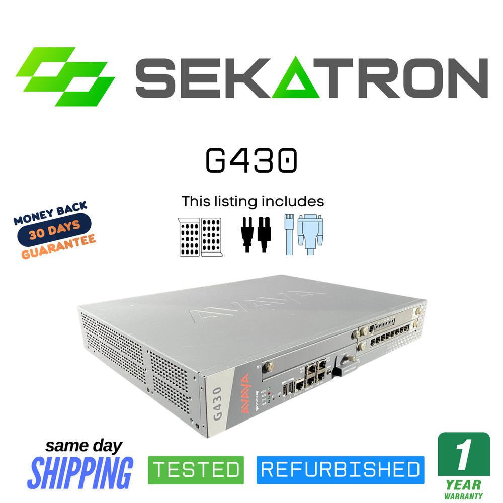 🎧 Avaya G430 Media Gateway • MM710B Modules • Tested ✅ Ships Fast
