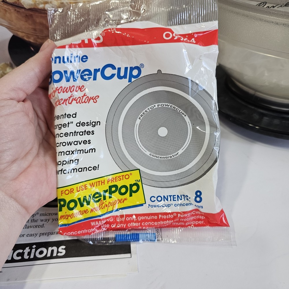 VINTAGE 1994 PRESTO POWERPOP MICROWAVE POPCORN POPPER
