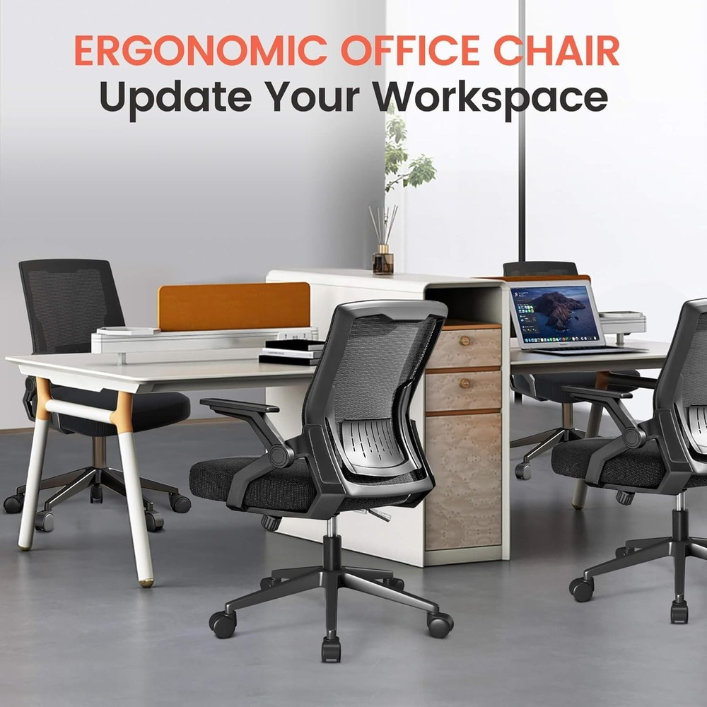Breathable Mesh Executive Computer Chair with Adjustable Height & Back Support