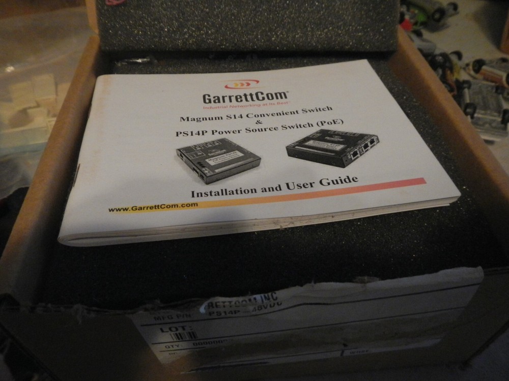 GarrettCom Magnum PS14P PoE Power Source Convenient Switch Extended Temperature