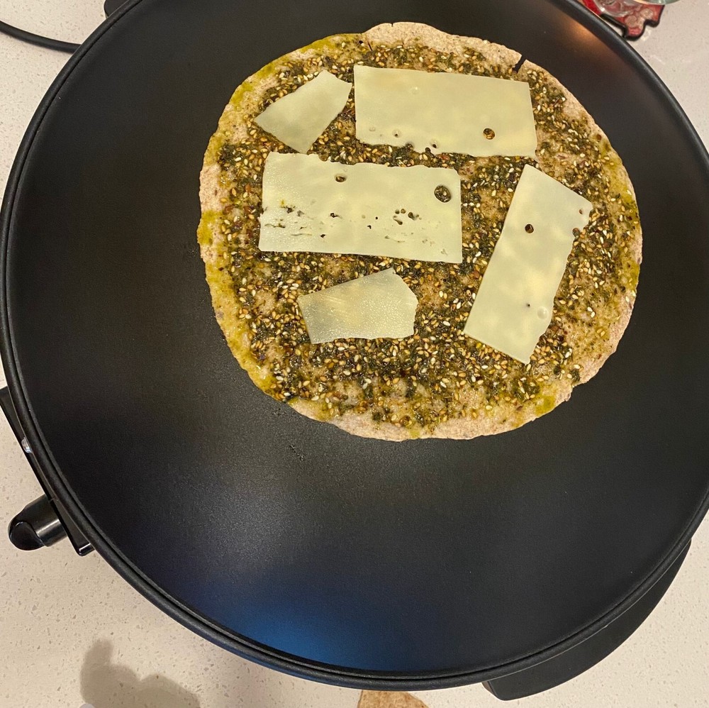 Electric Saj Arabic Bread Maker 16" Non-stick Tabun Markouk Thyme Pie Cheese Pie
