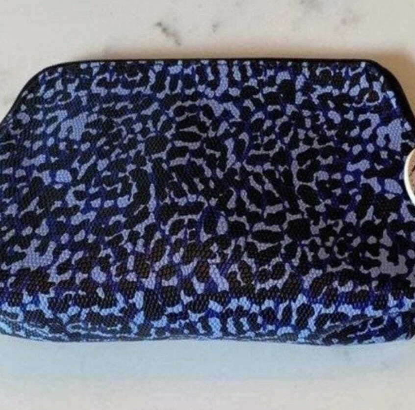 Estee Lauder Blue Makeup Cosmetic Bag
