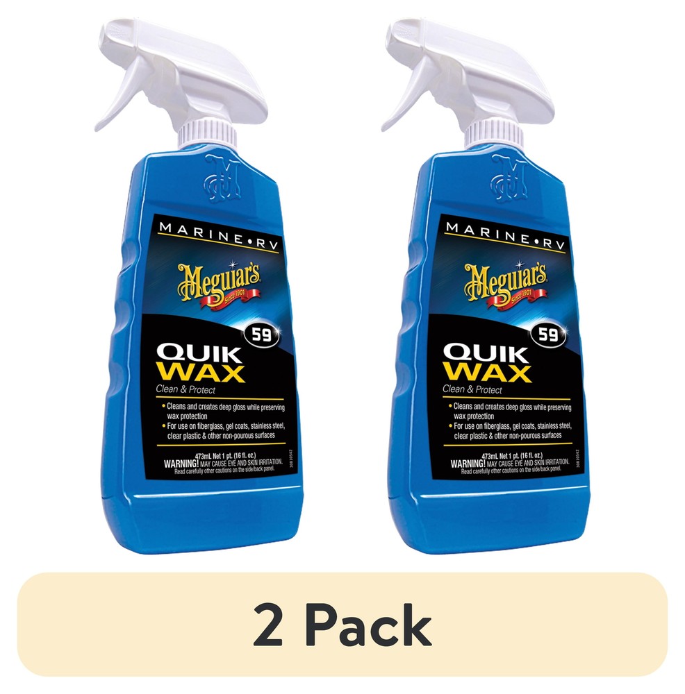 (2 pack) Meguiar's® Marine RV Quik Wax 16 fl. oz. Trigger Spray