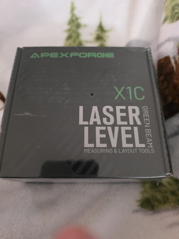 APEXFORGE X1C Laser Level, Measuring & Layout Tools, Green Beam