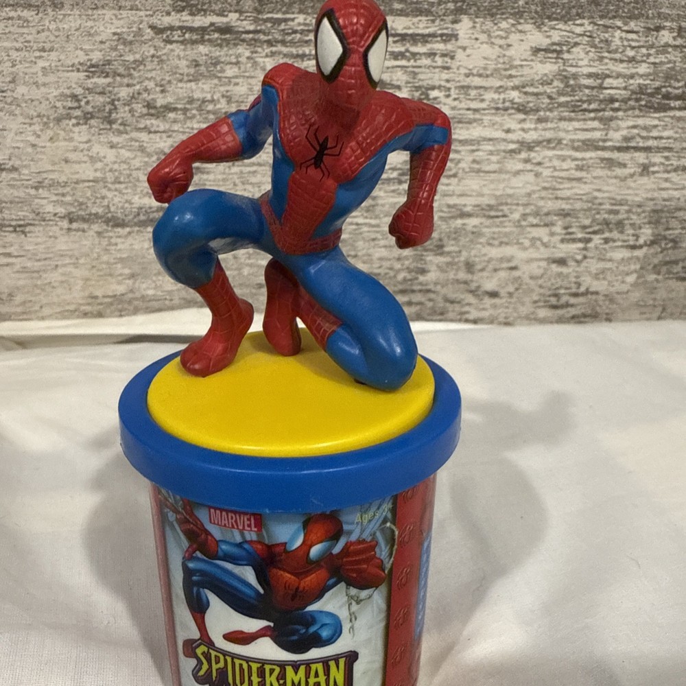 Vintage 2003 Spider-Man Fun Dough Modeling Compound Blue