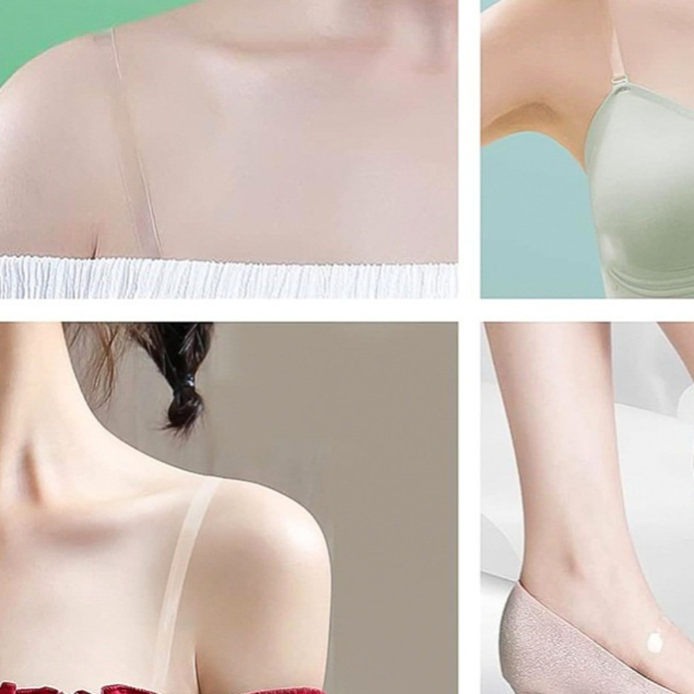 1box Bra Accessories Kit including 15M Transparent Elastic Shoulder Strap