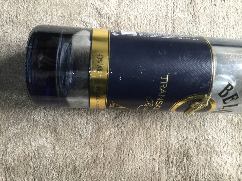 Beluga Transatlantic Race Russian Vodka Empty Bottle, 700ml