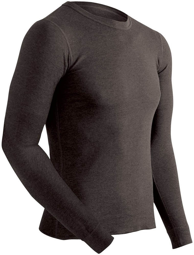 COLDPRUF Polypro Base Layer Top Men's Thermal Lightweight Black, Medium