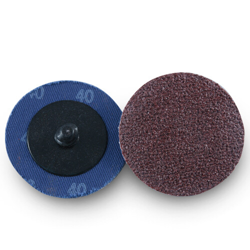 200 Pack - 2" 40 Grit A/O Quick Change Sanding Disc Black Hawk, Type R Roloc