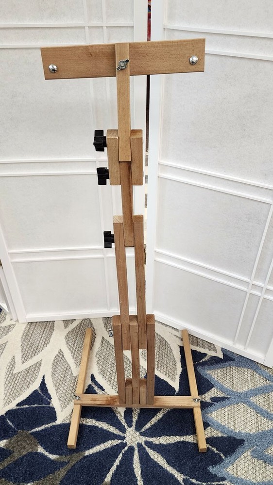 Adjustable Wood Craft Needlework Embroidery Stand 36" Loops & Threads
