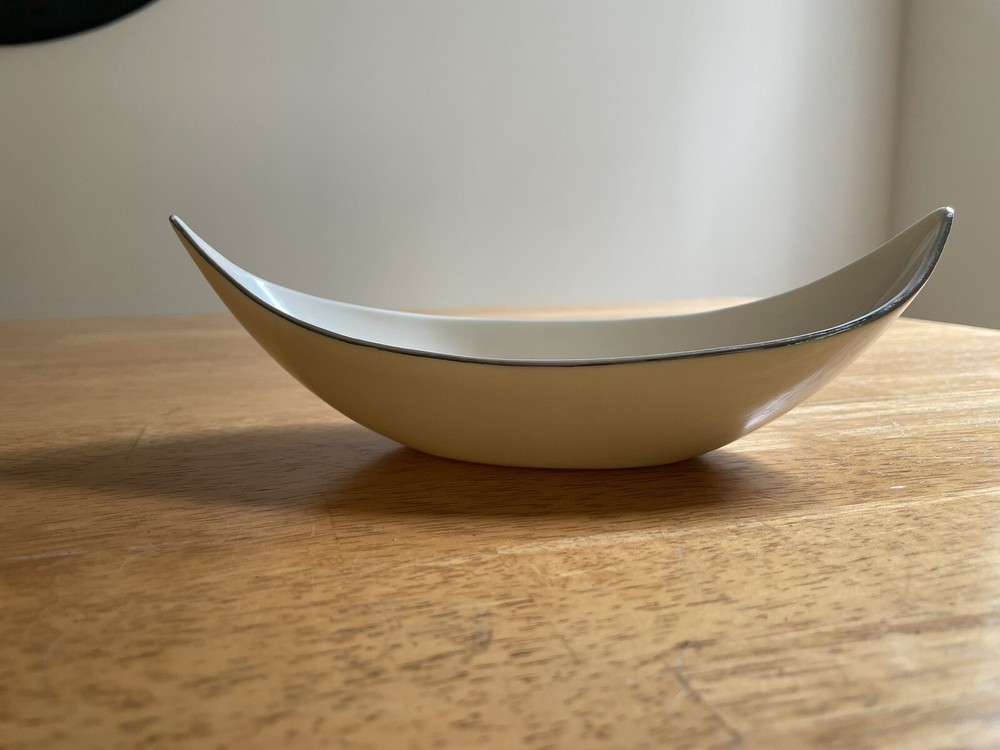 Lenox 8" Platinum Trim Gondola Oval Serving Dish