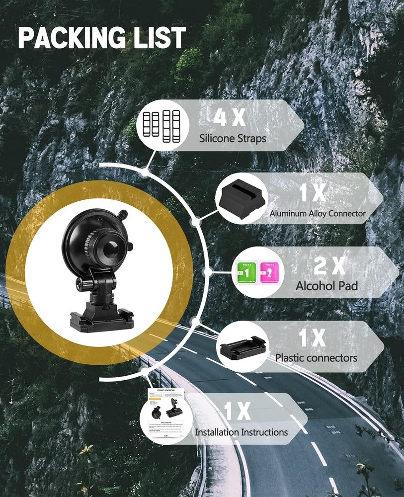 Xislet Radar Detector Mount Quick Detached Magnetic Universal for Escort Models