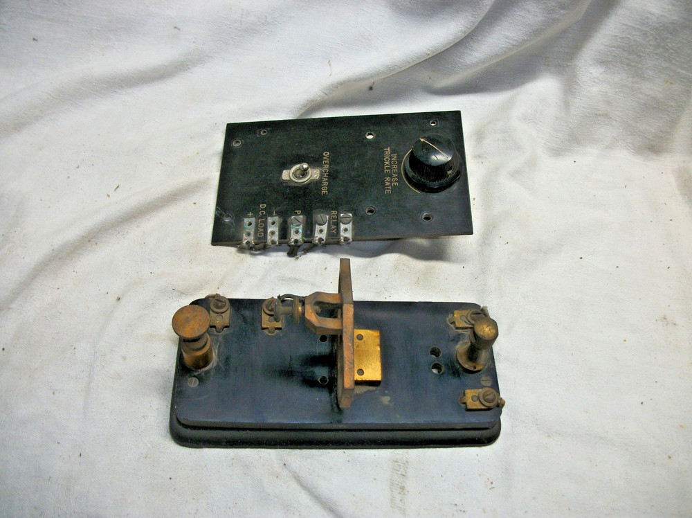 Pre-1965 control unit and telegraph relay unit