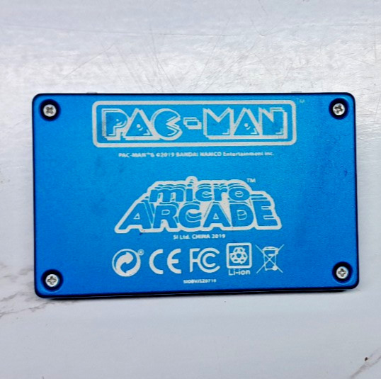 Micro Arcade Pacman, Multi hanheld micro game console used conditon tested works