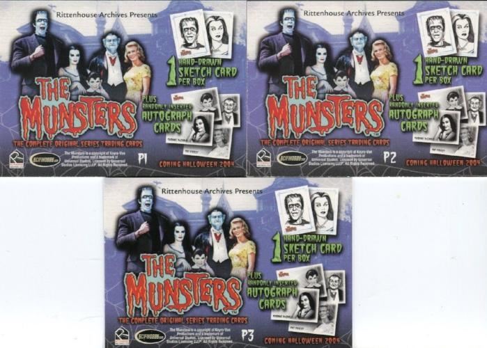 Munsters (2005) Promo Card Set 3 Cards