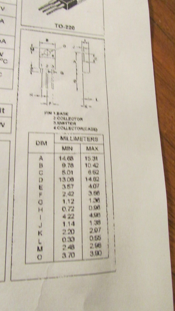 TEXAS INSTRUMENTS, TIP 122 POWER BIPOLAR TRANSISTOR, FREE SHIPPING