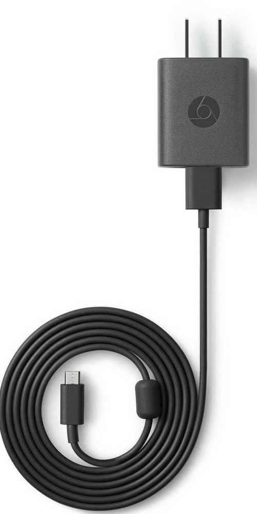 Genuine Google Chromecast Power Adapter Adapter & Micro-USB Cable