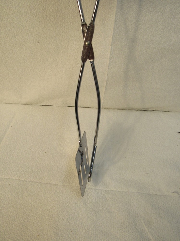 GrillPro Chrome Spatula-Fork Barbeque Tongs 40730 GrillPro