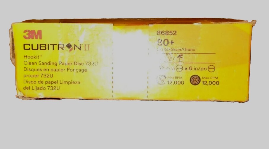 3M Cubitron II 6 In Disc 80 Grain - 50 Pack