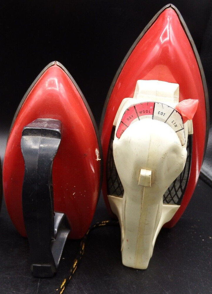 4 VTG Tin Household Irons