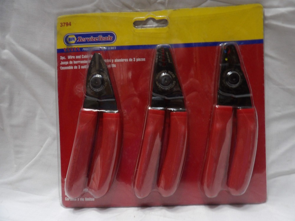 Napa Service Tools #3794 3pc. Wire & Cable Tool Set