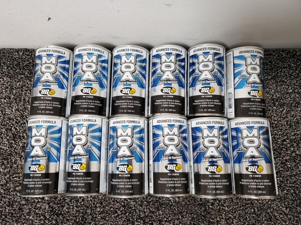 BG MOA # 115 Advanced Formula Engine Oil Supplement  12 cans
