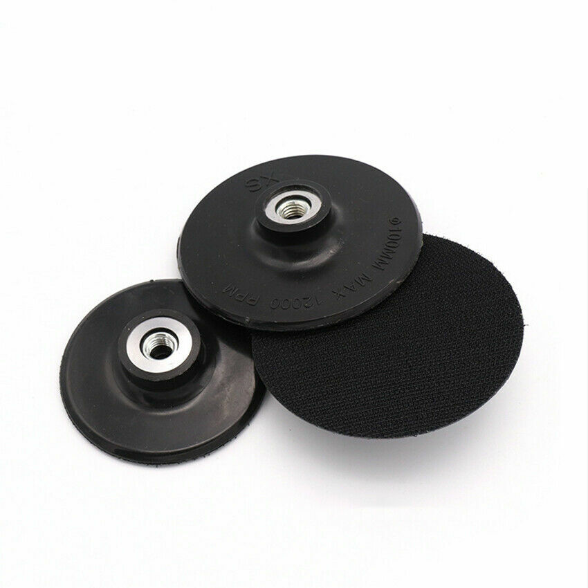3'' 4'' Hook and Loop Backing Pad M10 Thin Hard for Angle Grinder Polishing Pads