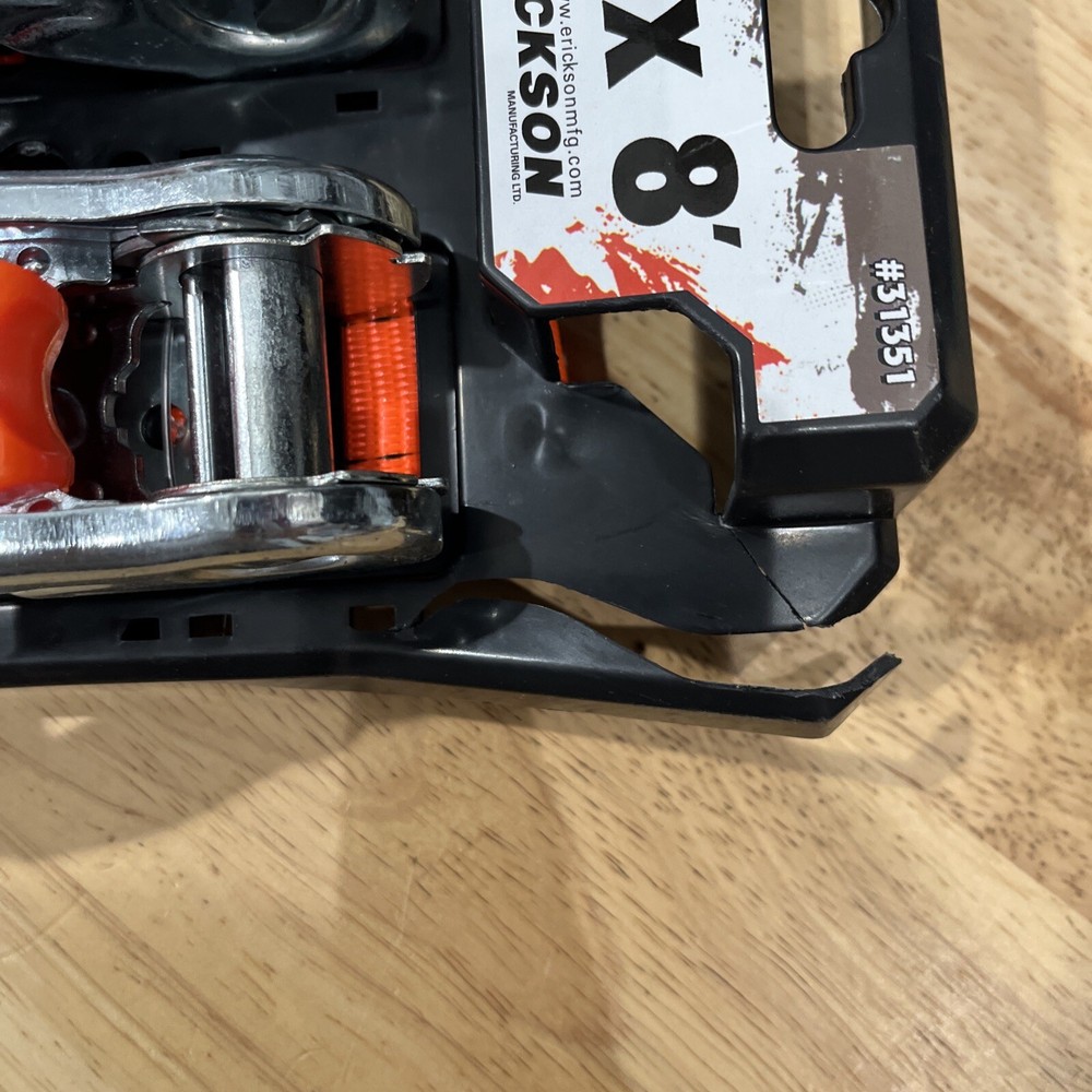 Erickson Manufacturing Ratchet Tie-Downs With Web Clamp - Pair (E-31351)