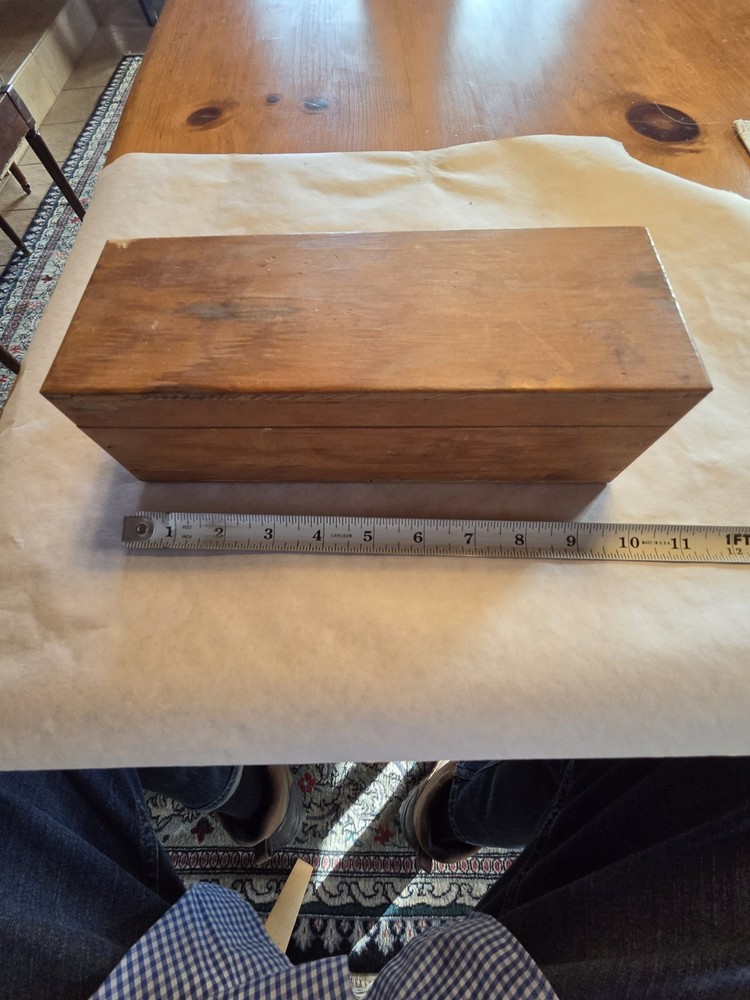 Vintage Compascope with Wooden Case. Post WW2, working! with Working Light.