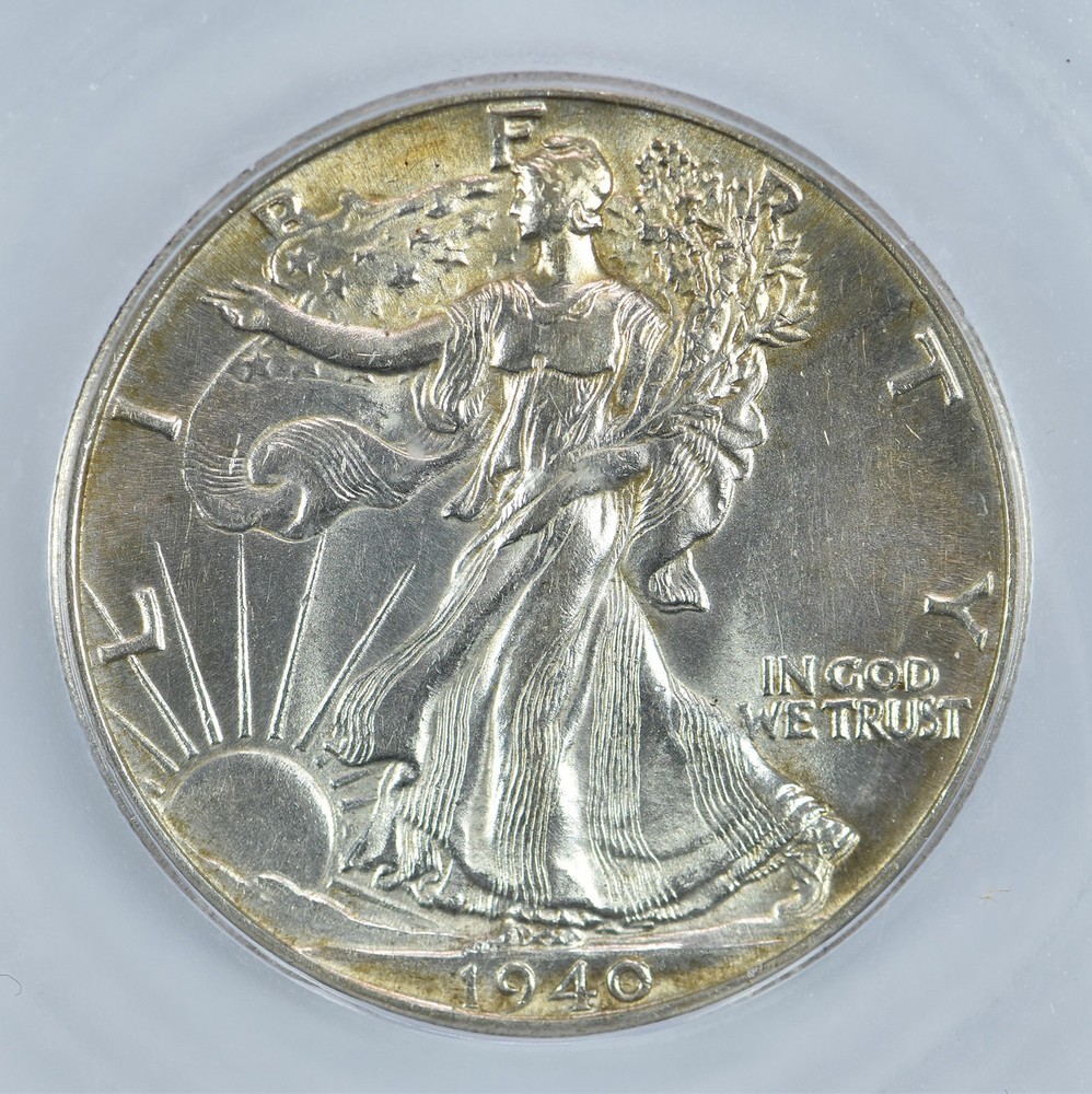 1940 Walking Liberty Half Dollar MS62 ICG