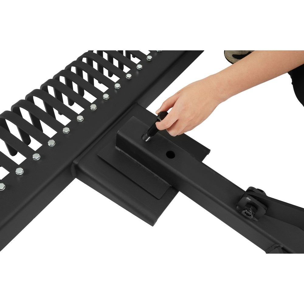 3 Point Landscape Rake 60" 5 FT For Cat 1 Tractor Loader Hookup 360° Rotation