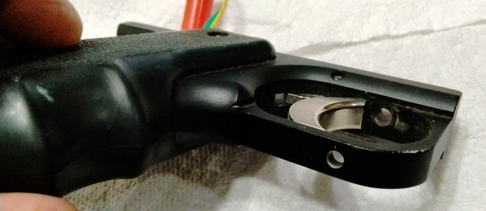 Benchmark Single Trigger Automag Frame Paintball Grips Micro Switch Mod