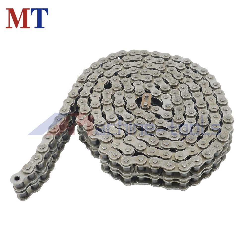 #60-2 Roller Chain Double Strand 10 Feet plus Connecting Master Link#60-2 Roller