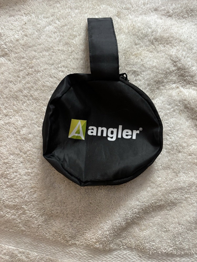 One Angler & 2 Unbranded Portable Speedlight Softbox Flash Diffuser Nylon Bags