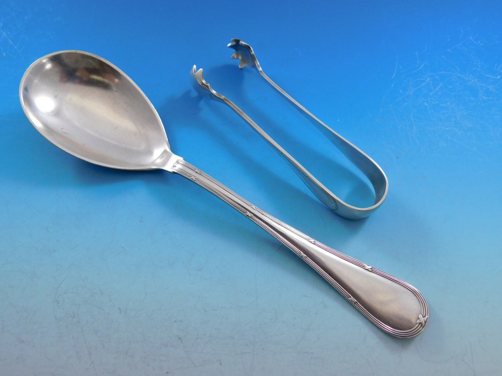 Bougainville by Hacker & Hermann Austria Silverplate Flatware Set Service 175 pc