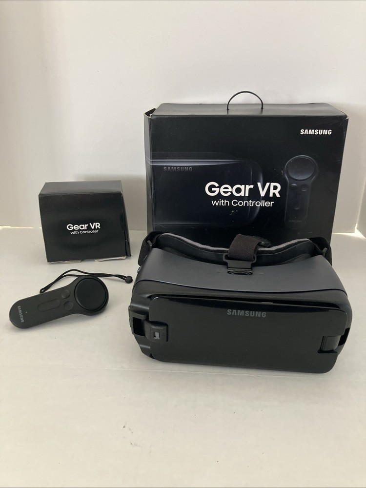 Virtual Reality Samsung SMR324 Gear VR with Controller - Black -Tested-