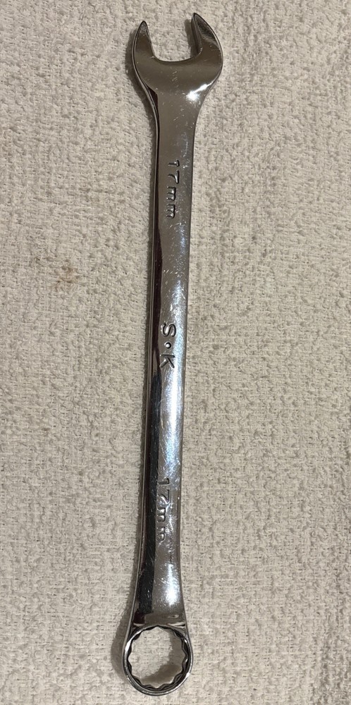 SK Tools 17mm Chrome Long Pattern Combination Wrench 12pt 88517