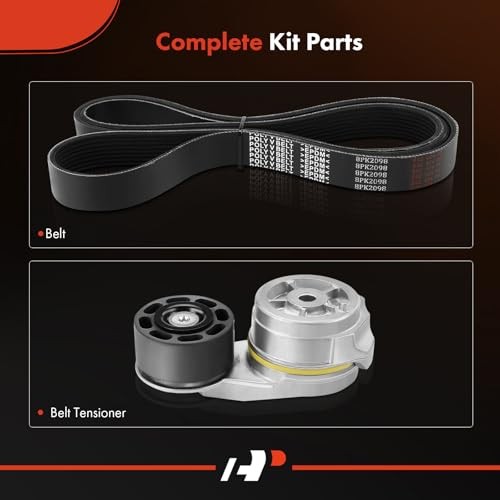 Engine Serpentine Belt Drive Kit Compatible with International Harvester