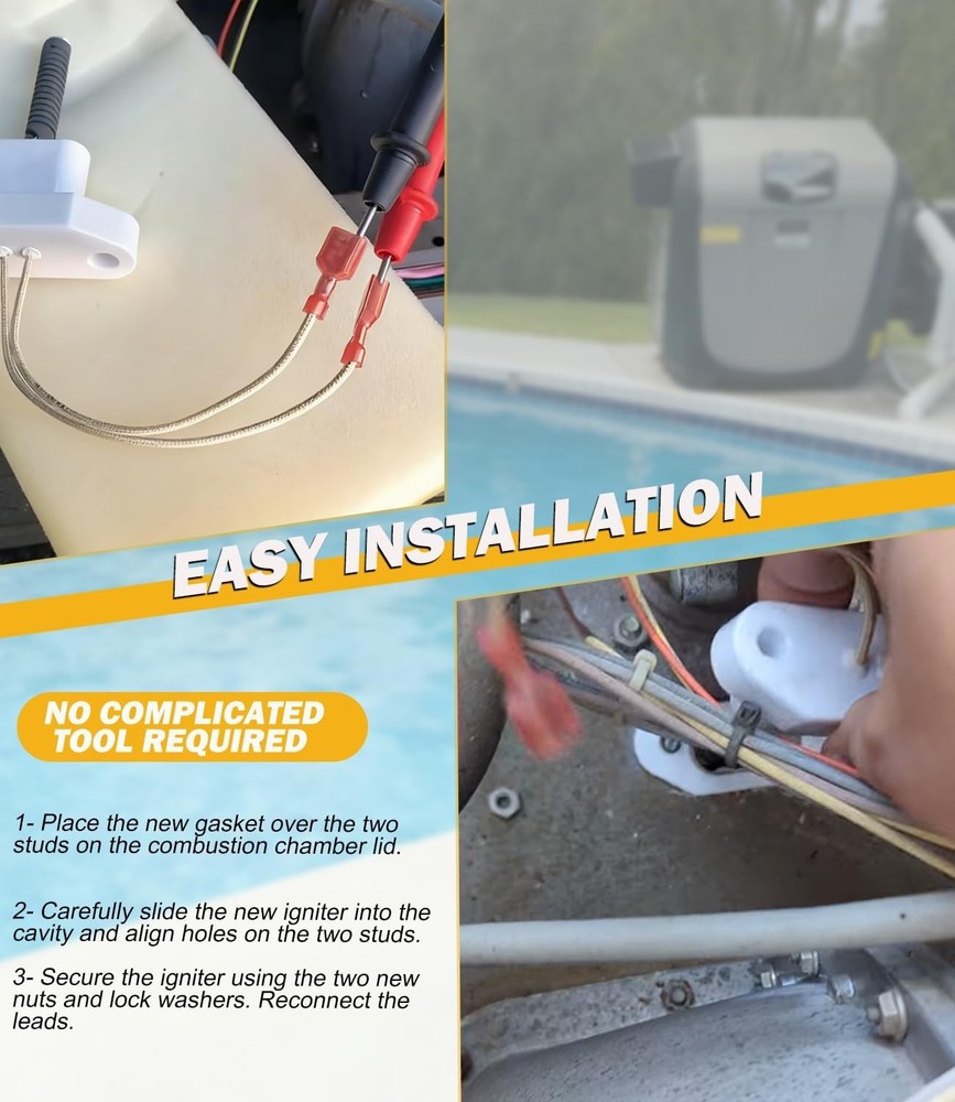 R0457502 Hot Surface Ignitor for Zodiac Jandy JXi 200 260 400 Hot Tub Pool Spa