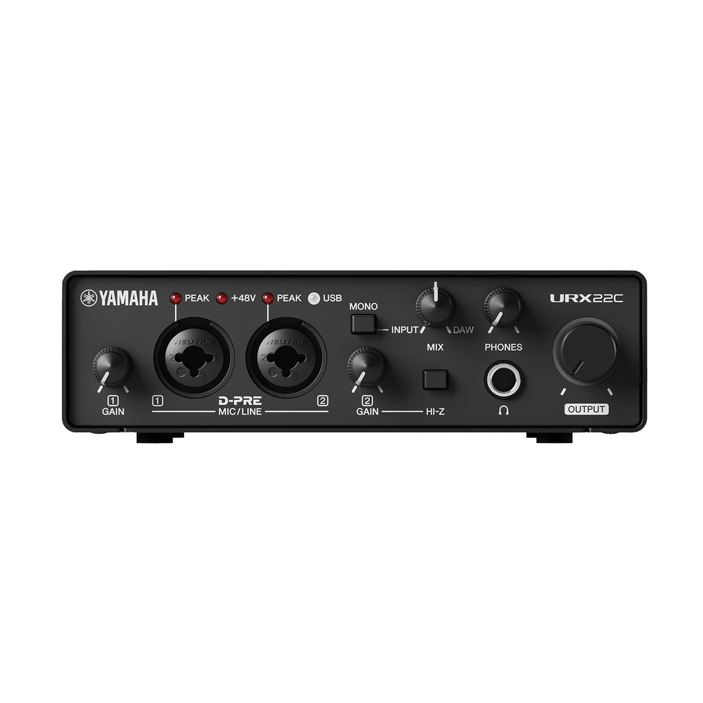 Yamaha Pro Audio URX22C Audio/MIDI Interface with Cables Package