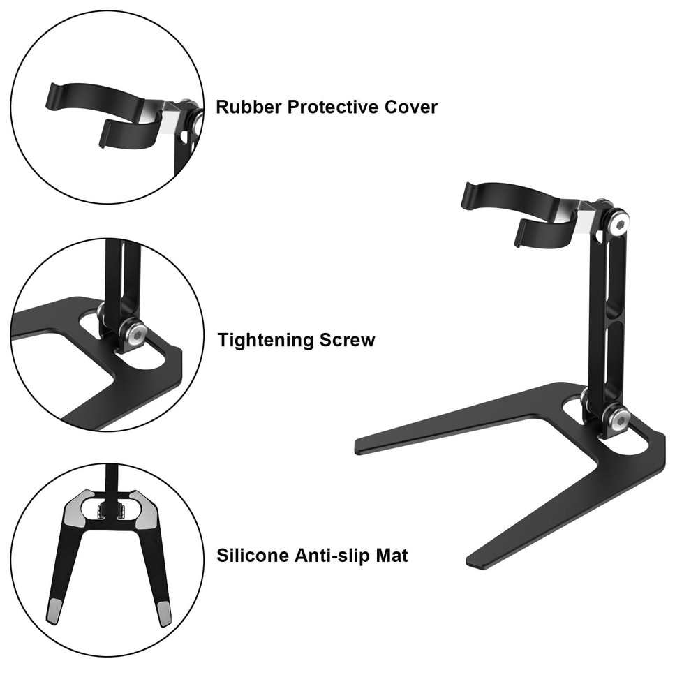 Universal Microscope Stand Bracket Compatible with Stand, Black