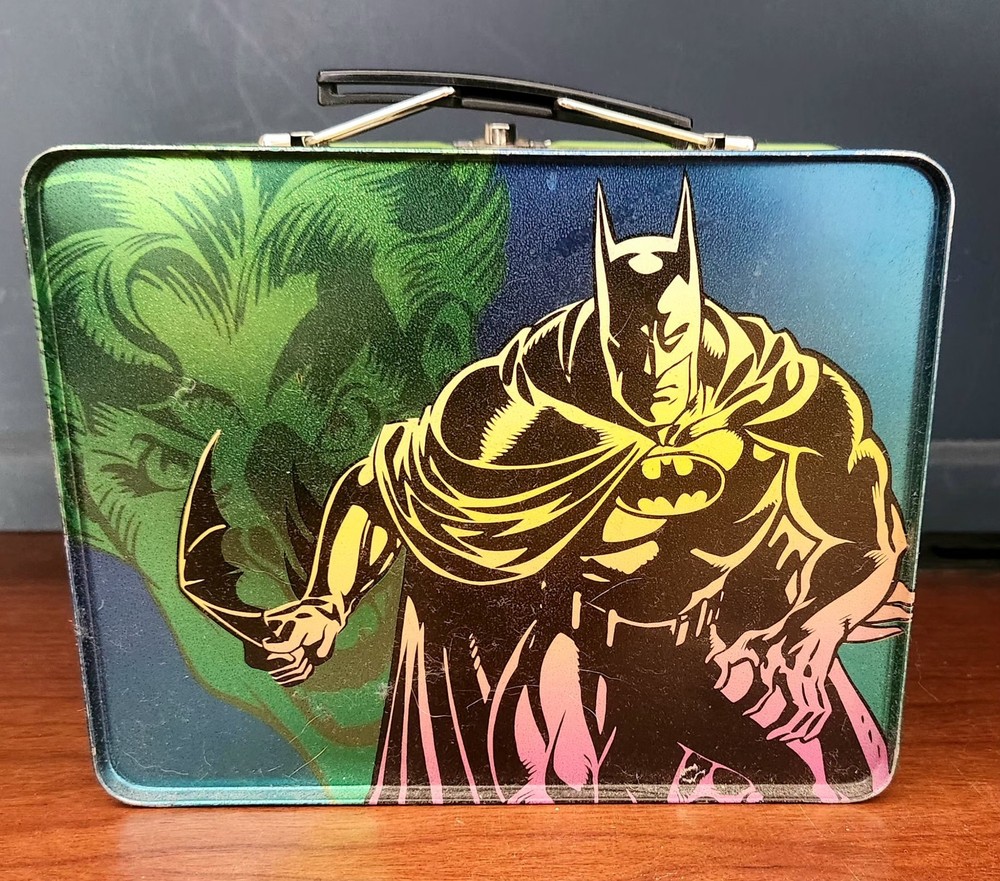 Batman and The Joker Lunch Tin From 2000 Graphics Inside