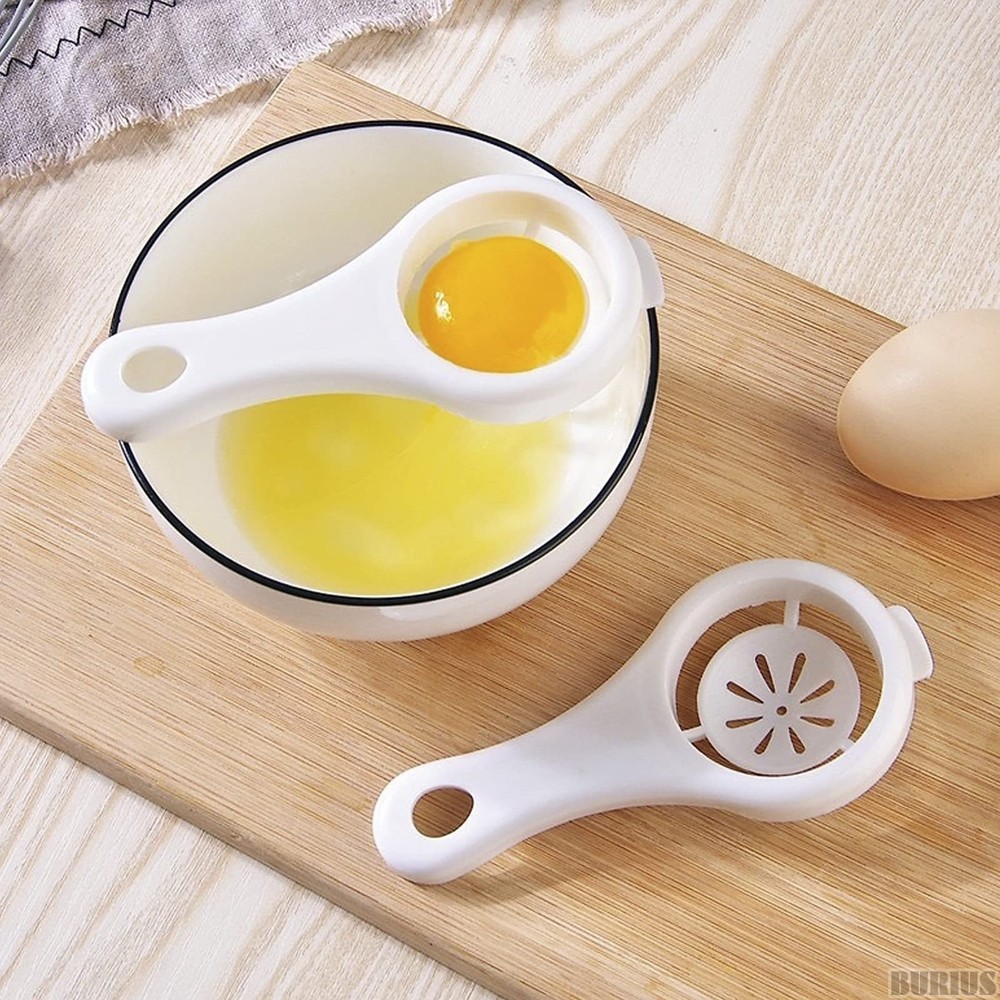3-PACK Tool Yolk White Separator - Egg Divider Strainer Screen Filter - Bakin...