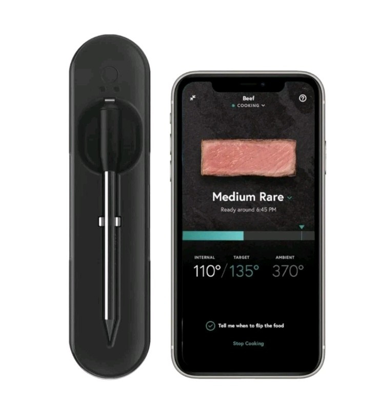 Yummly Wireless Smart Meat Thermometer - Graphite (See Details For App Info)