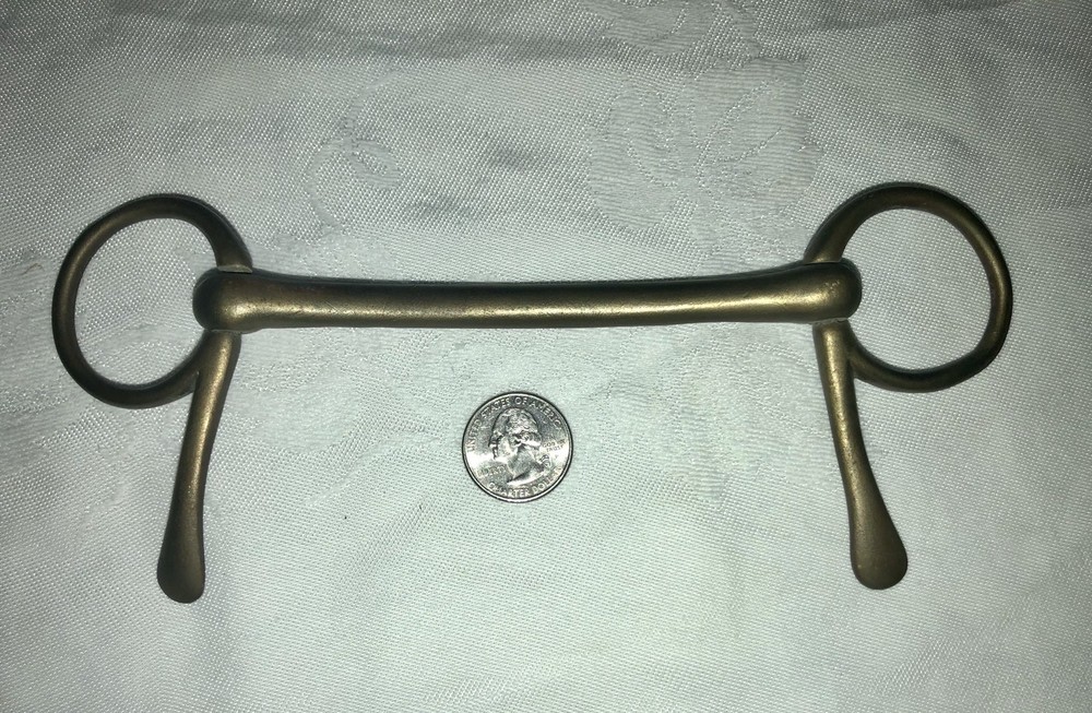 Old Vintage Solid Brass Horse Bit