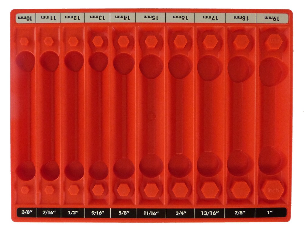 Tool Sorter Socket Organizer - Red