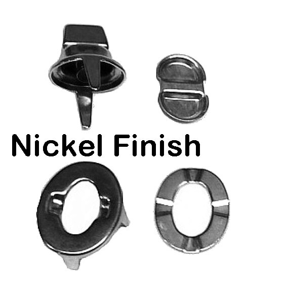 Turn Lock Part Coach Briefcase Old Style Hand Bag Replacement Part ~ Solid Brass