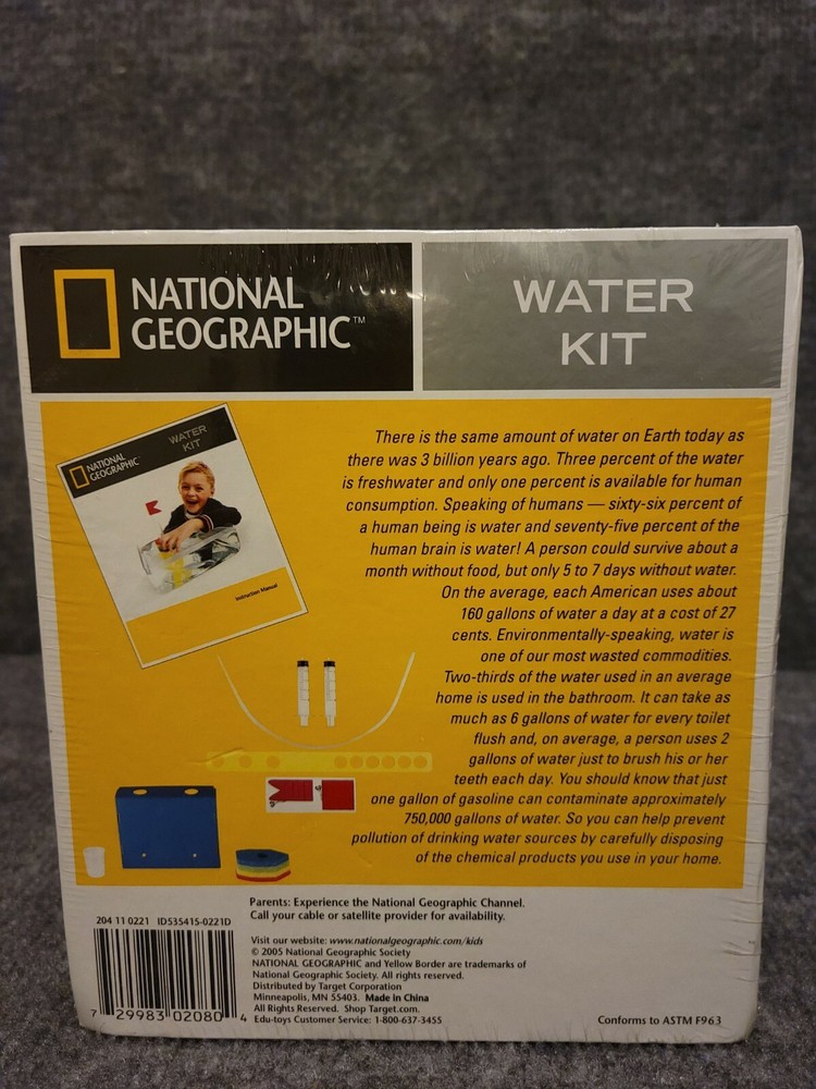 National Geographic Space & Science WATER KIT
