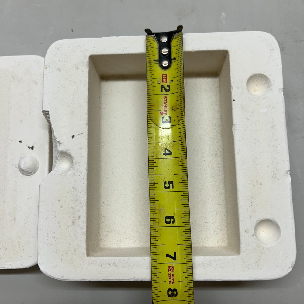 Ceramic Slip Casting Mold Rectangular Base Duncan #200