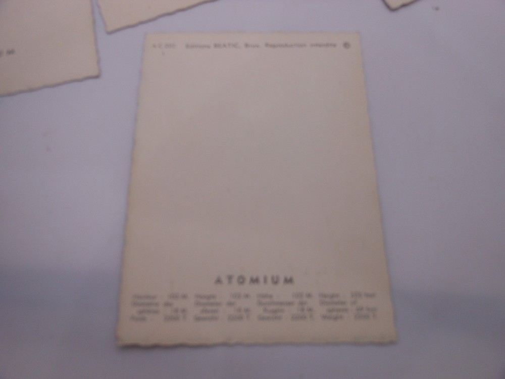 Vtg Brussels Souvenir Photo Packet: ATOMIUM